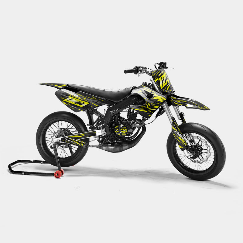 VAGUE - Kit deco DERBI 50cc - Jaune