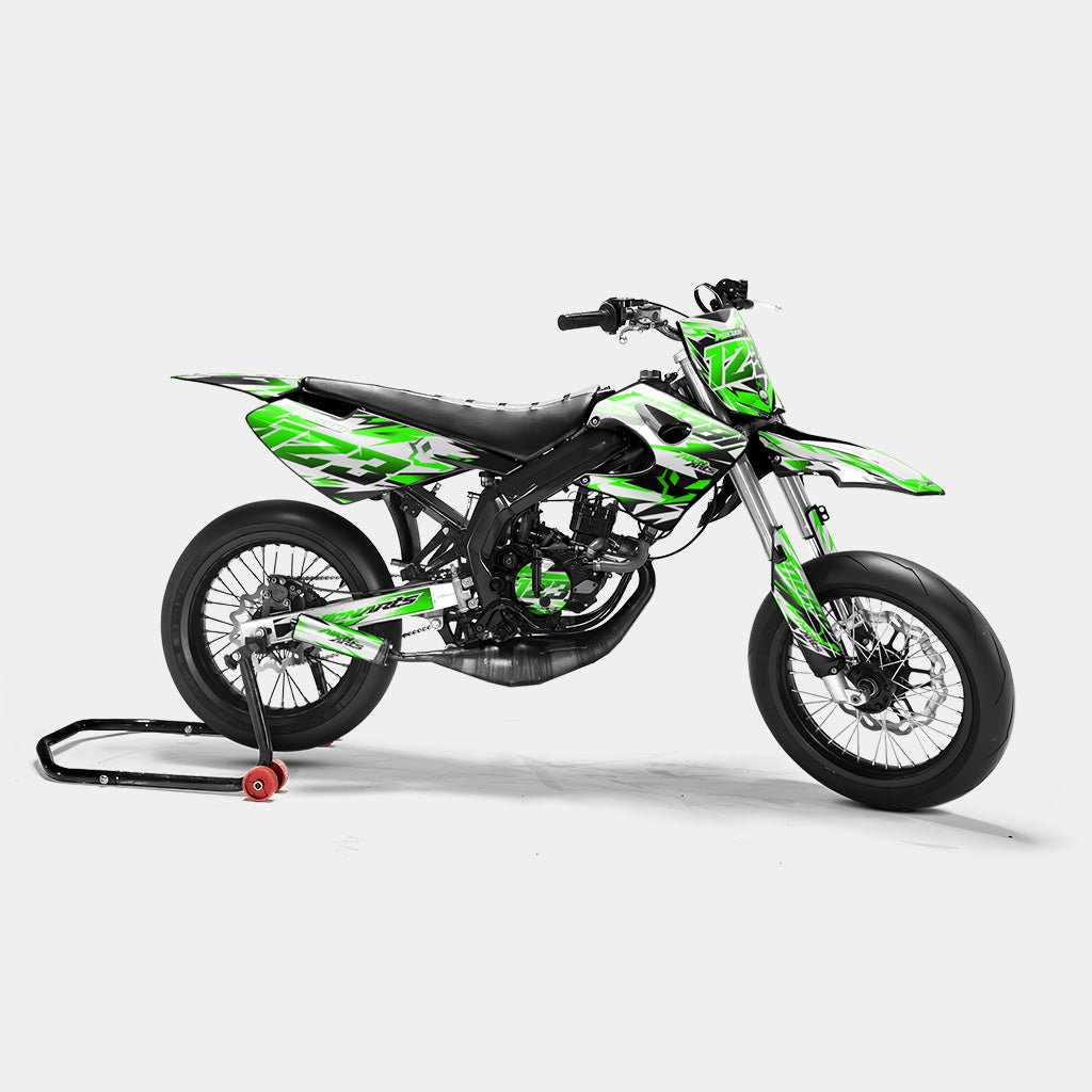 VESTA - Dekorationsset DERBI 50cc - Grün