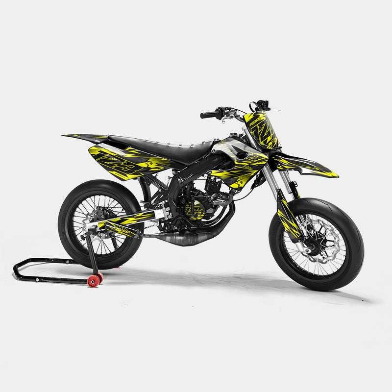 VIREO - Kit deco DERBI 50cc - Jaune