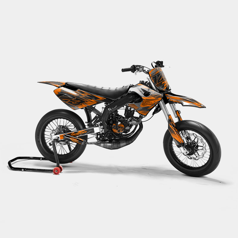 ZÉPHYR - Kit deco DERBI 50cc - Orange