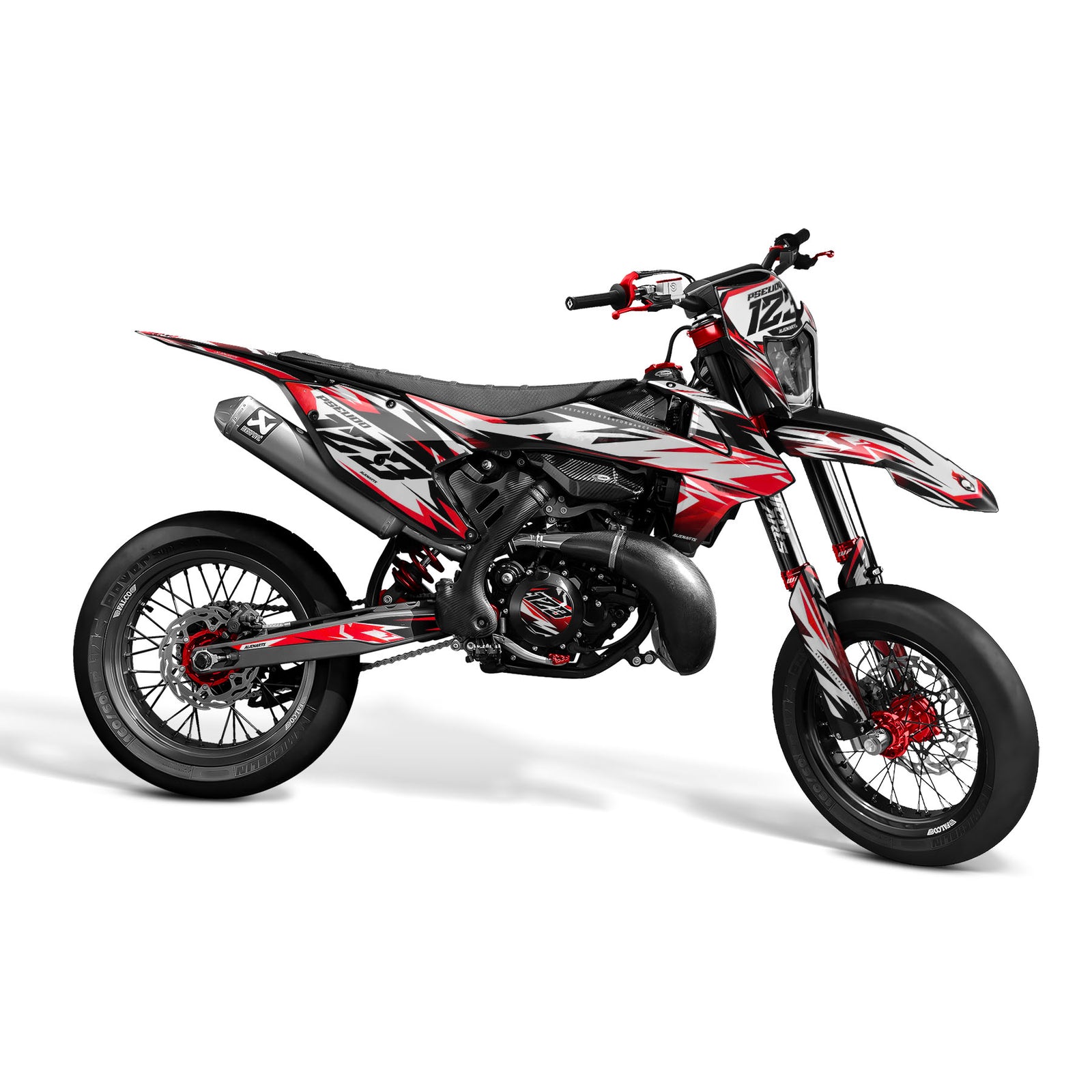 XENOVA - Supermotard Deko-Kit Semi-Personalisierbar