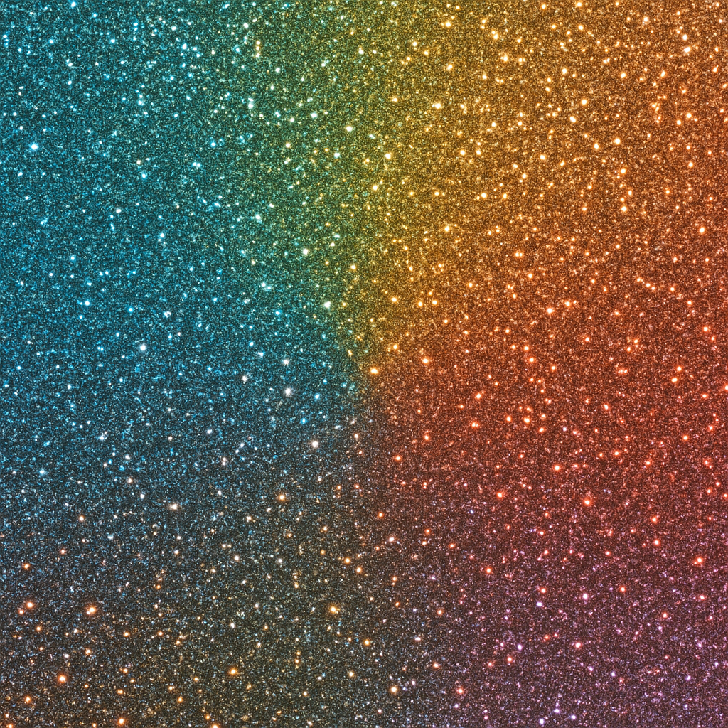 Holographic glitter