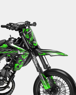 LISSE - Kit deco RIEJU 50cc - Vert — vue 2