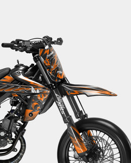 LISSE - Kit deco RIEJU 50cc - Orange — vue 2