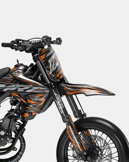 LUEUR - Kit deco RIEJU 50cc - Orange — vue 2