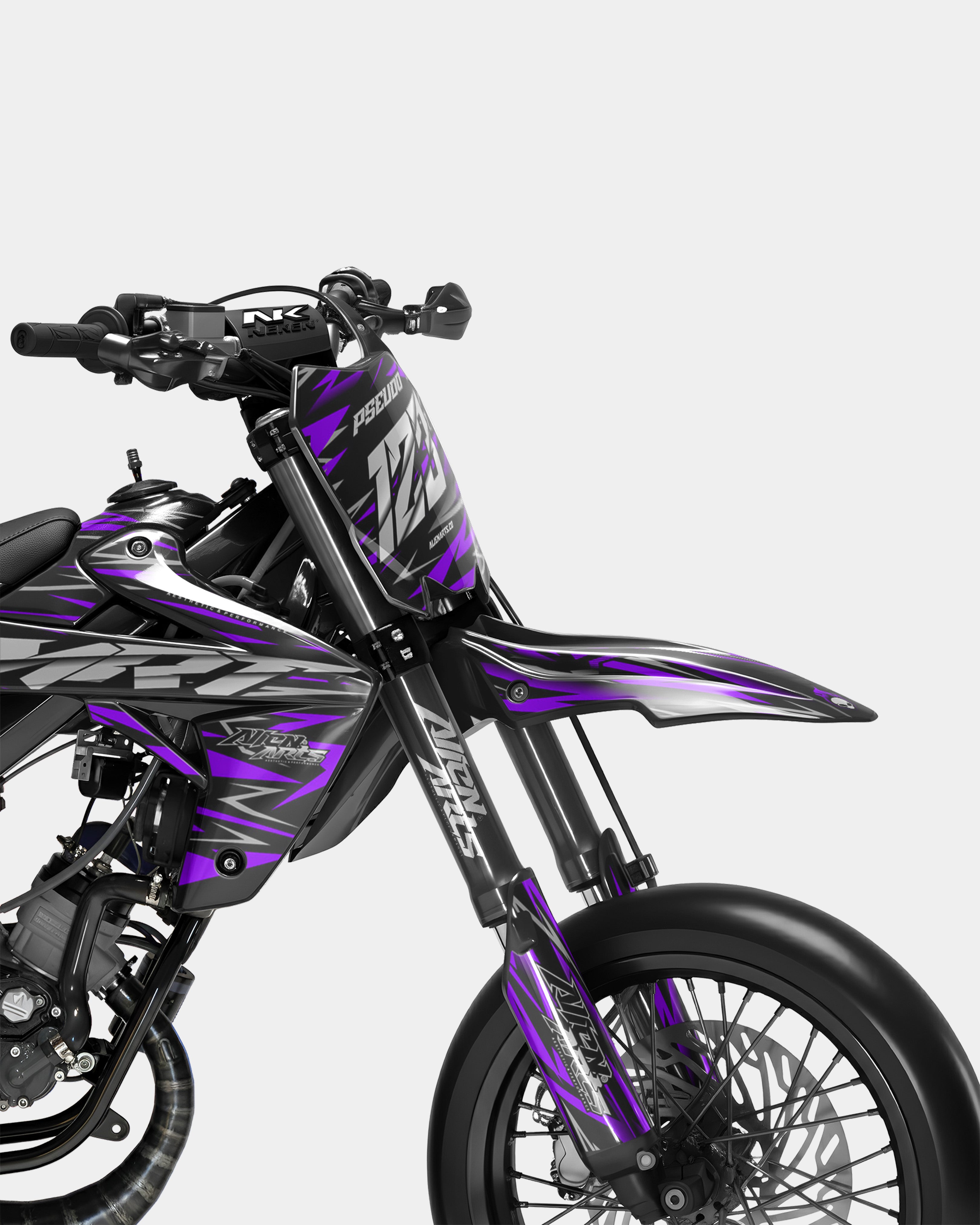 LUEUR - Kit deco RIEJU 50cc - Violet