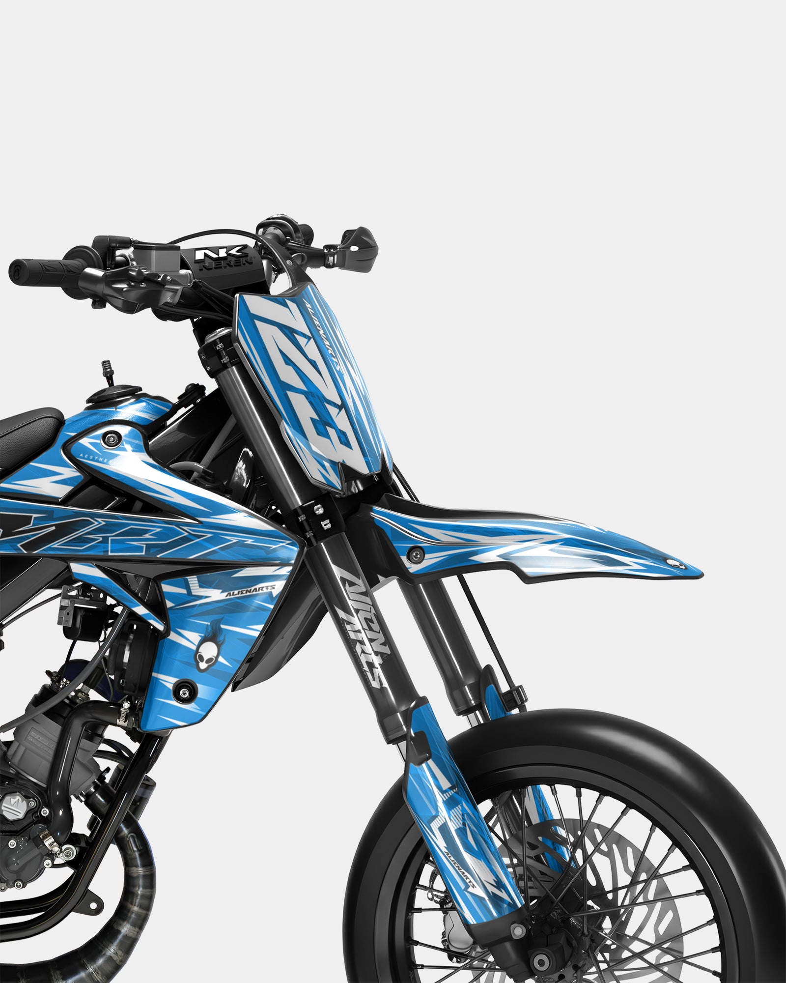 PLUME - Kit decorativo RIEJU 50cc - Blu