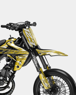 PLUME - Kit deco RIEJU 50cc - Jaune Foncé — vue 2
