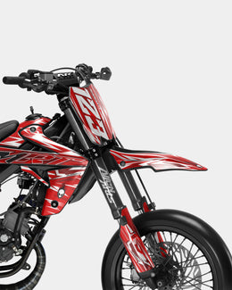 PLUME - Kit deco RIEJU 50cc - Rouge — vue 2