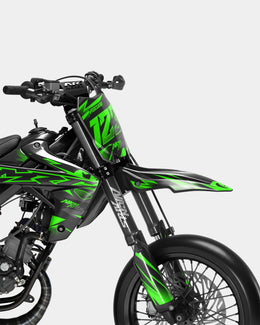 SABLE - Kit deco RIEJU 50cc - Vert — vue 2
