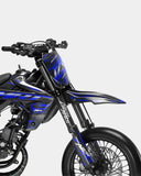 VAGUE - Kit deco RIEJU 50cc - Bleu Foncé