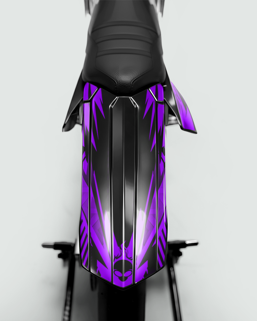 REAPER - Kit deco RIEJU 50cc - Violet — vue de dos