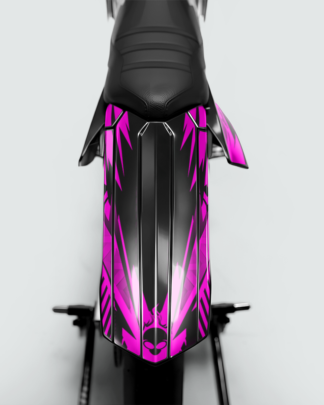 REAPER - Kit deco RIEJU 50cc - Rose — vue de dos