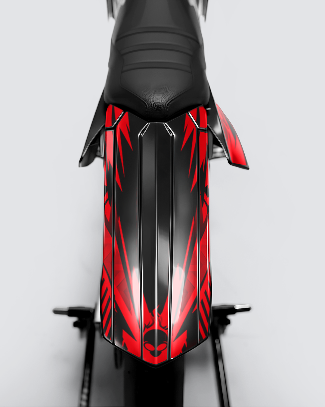 REAPER - Kit deco RIEJU 50cc - Rouge — vue de dos