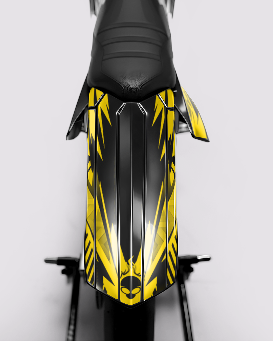 REAPER - Kit deco RIEJU 50cc - Jaune — vue de dos