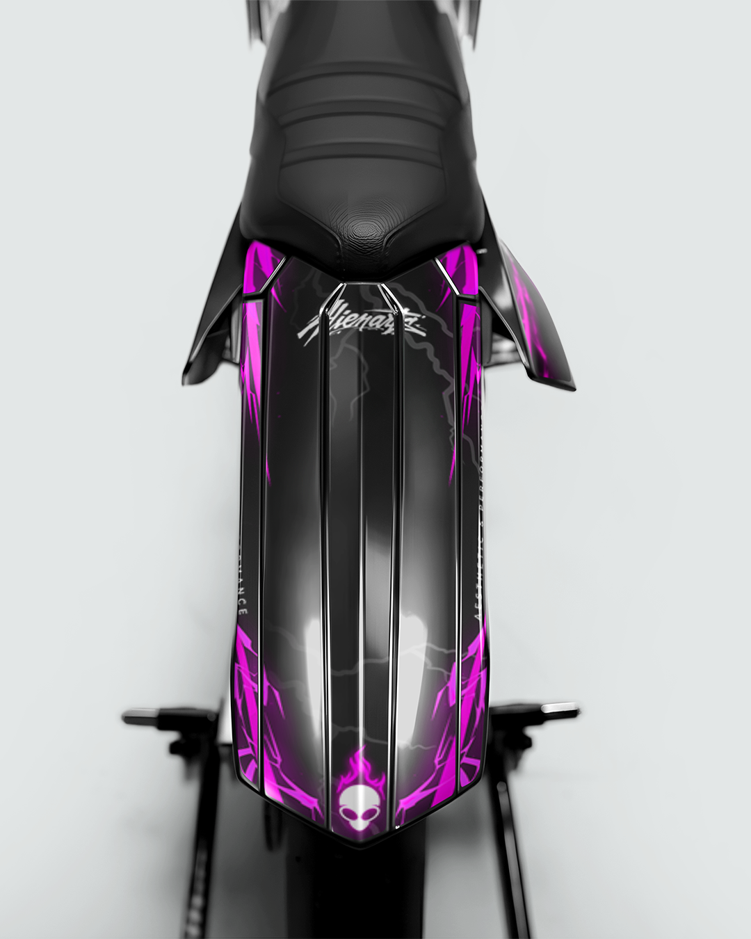 STORMX - Kit deco RIEJU 50cc - Rose — vue de dos