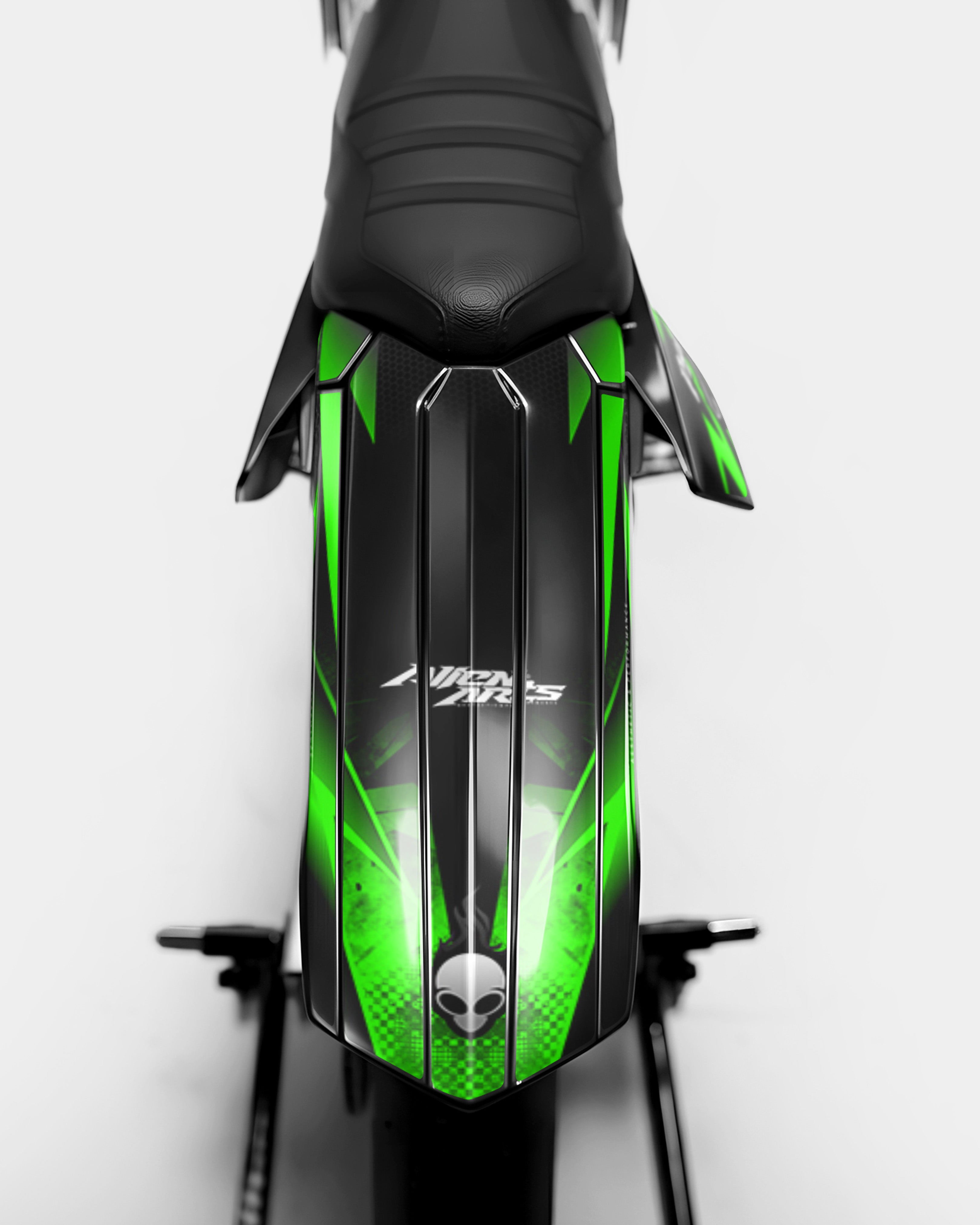 LISSE - Kit deco RIEJU 50cc - Vert