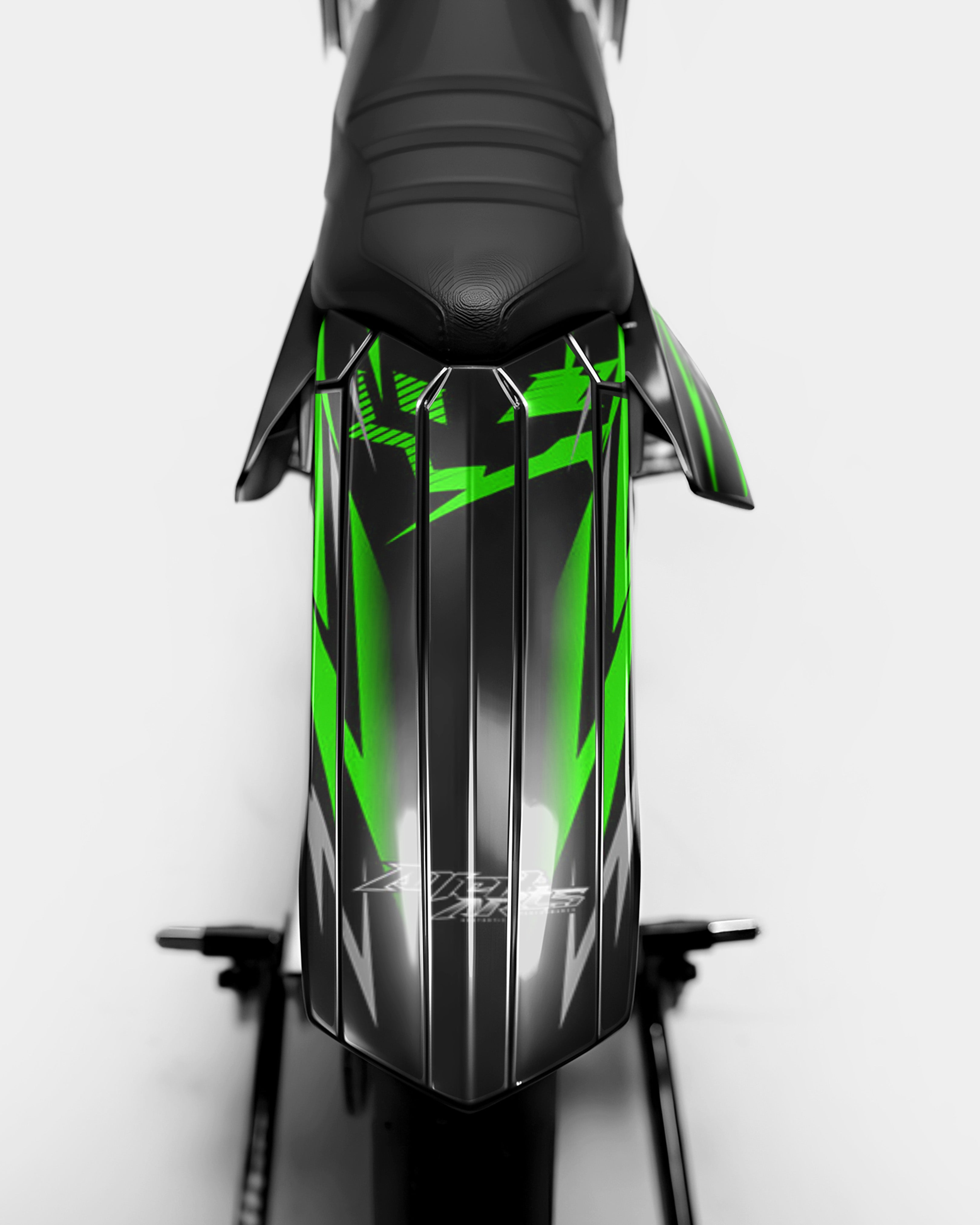 LUEUR - Kit deco RIEJU 50cc - Vert