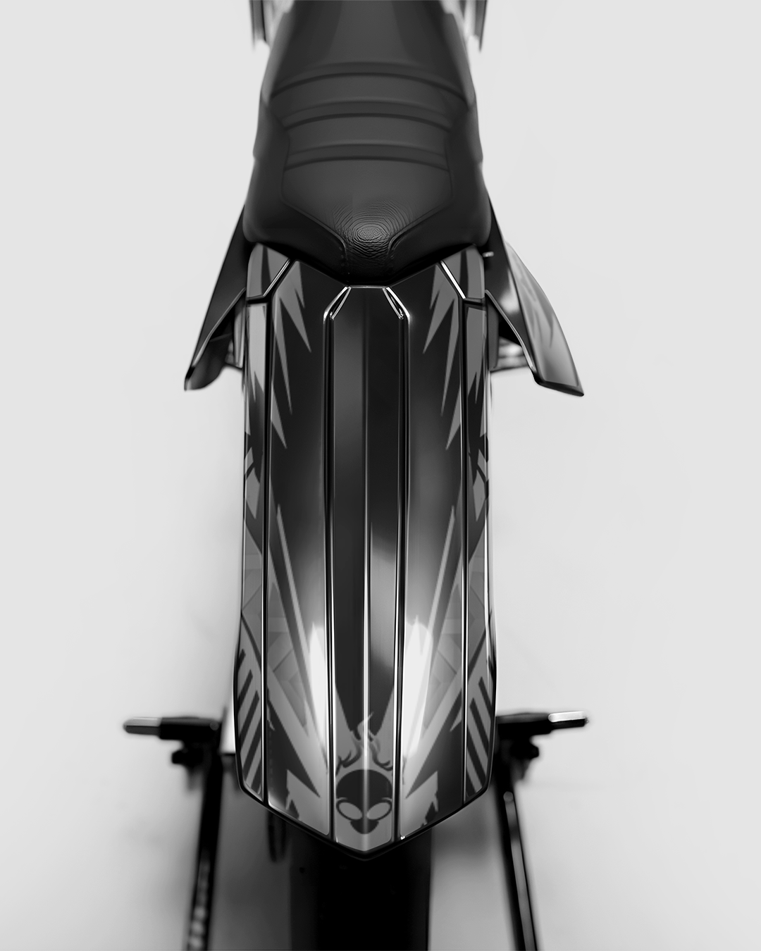 REAPER - Kit deco RIEJU 50cc - Blanc — vue de dos
