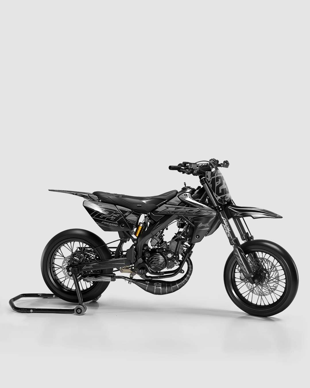 REAPER - Kit deco RIEJU 50cc - Blanc — vue de côté