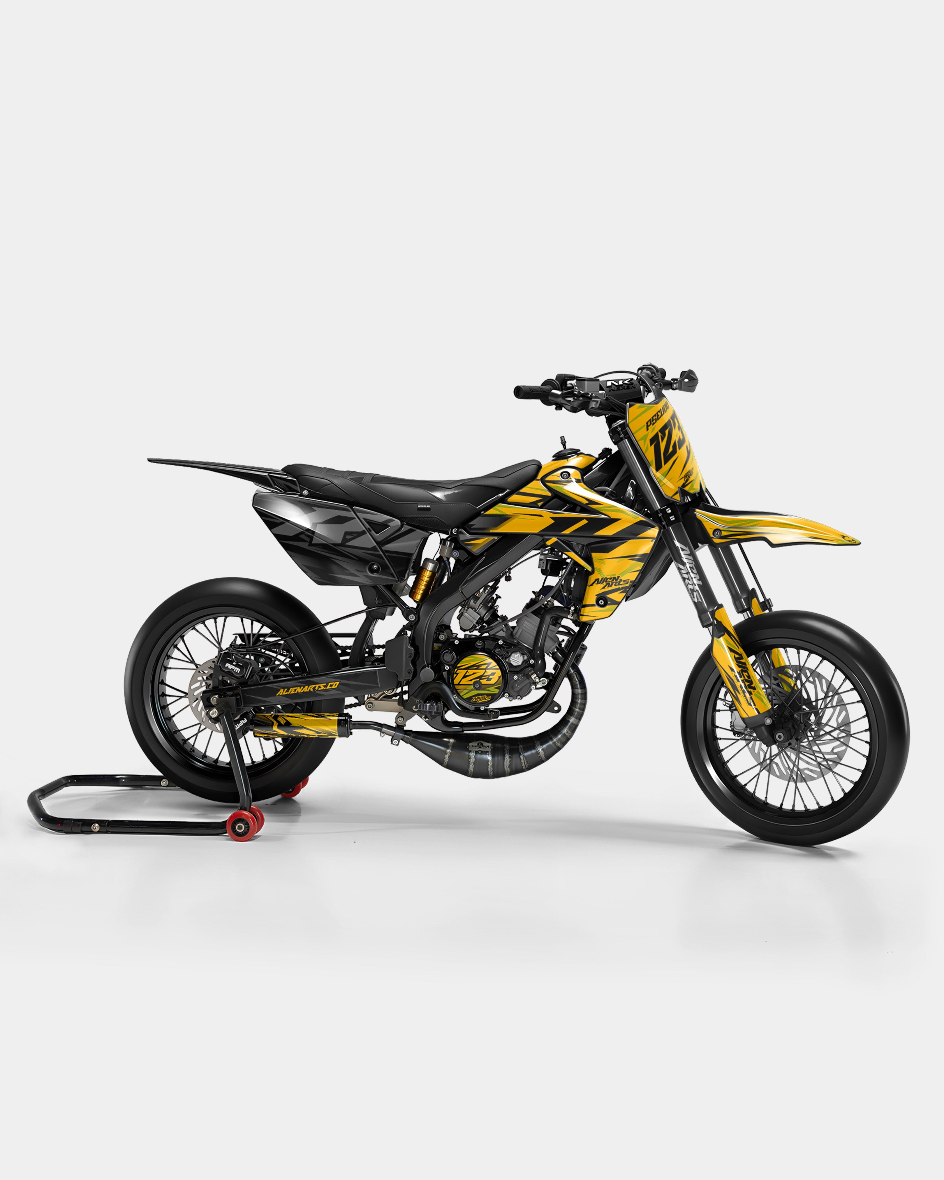0RBIS - Kit deco RIEJU 50cc - Jaune Foncé