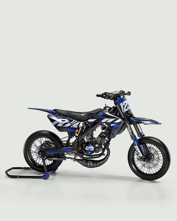 STORMX - Kit deco RIEJU 50cc - Bleu — vue de côté