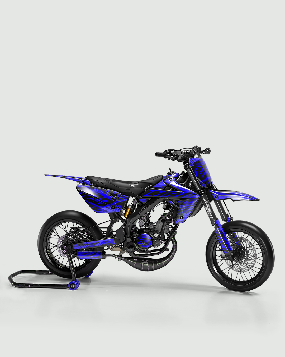 VORTEX - Kit deco RIEJU 50cc - Bleu — vue de côté