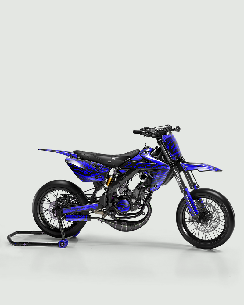 VORTEX - Kit deco RIEJU 50cc - Bleu — vue de côté