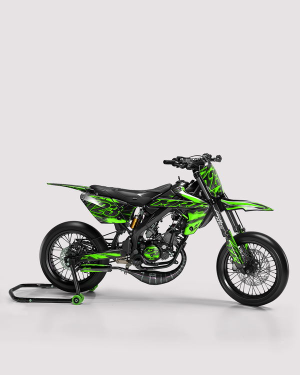 RAZOR - Kit deco RIEJU 50cc - Vert — vue de côté