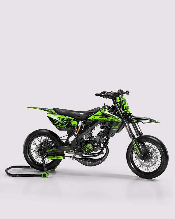 REAPER - Kit deco RIEJU 50cc - Vert — vue de côté