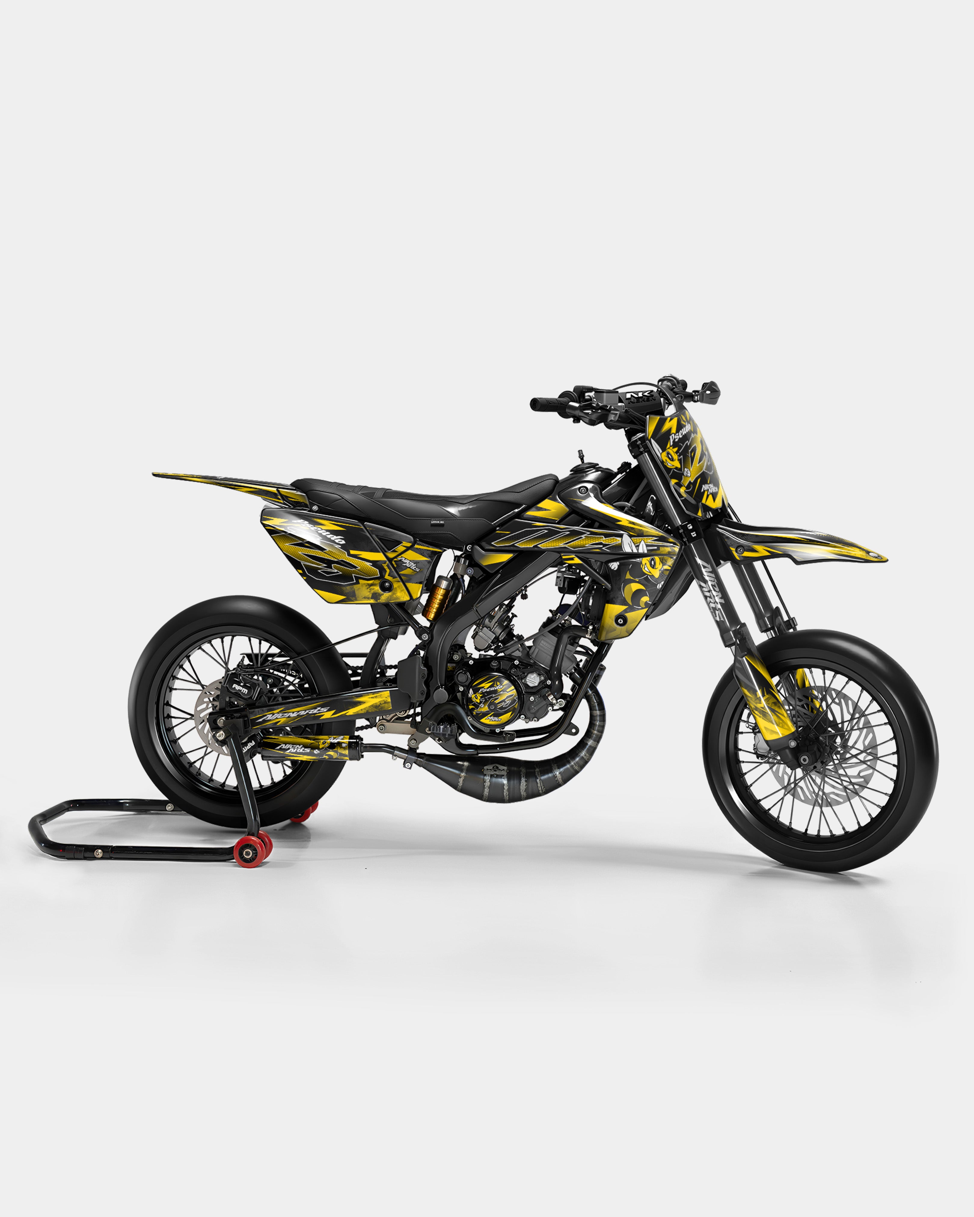 LISSE - Kit deco RIEJU 50cc - Jaune Foncé