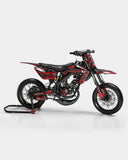 LISSE - Kit deco RIEJU 50cc - Rouge