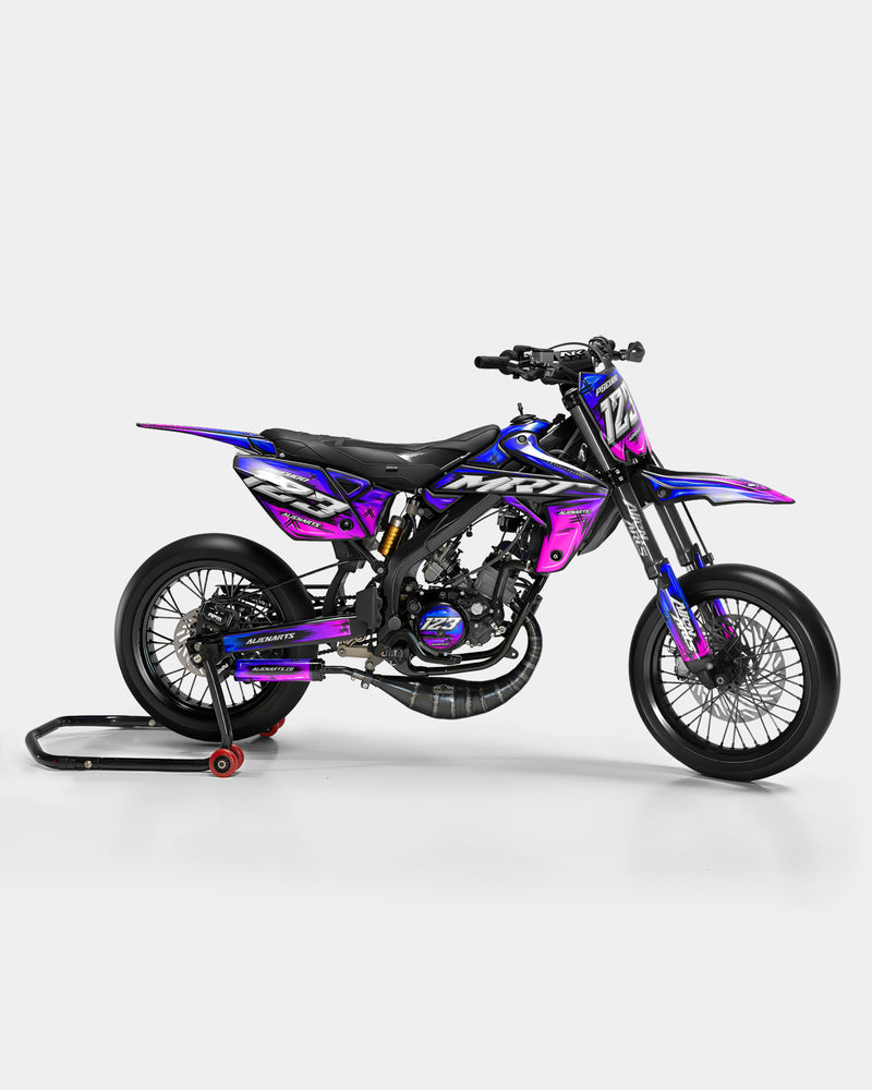 PAVO - Kit deco RIEJU 50cc - Bleu Rose