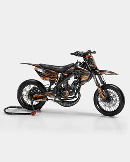PIQUE - Kit deco RIEJU 50cc - Orange — vue 1
