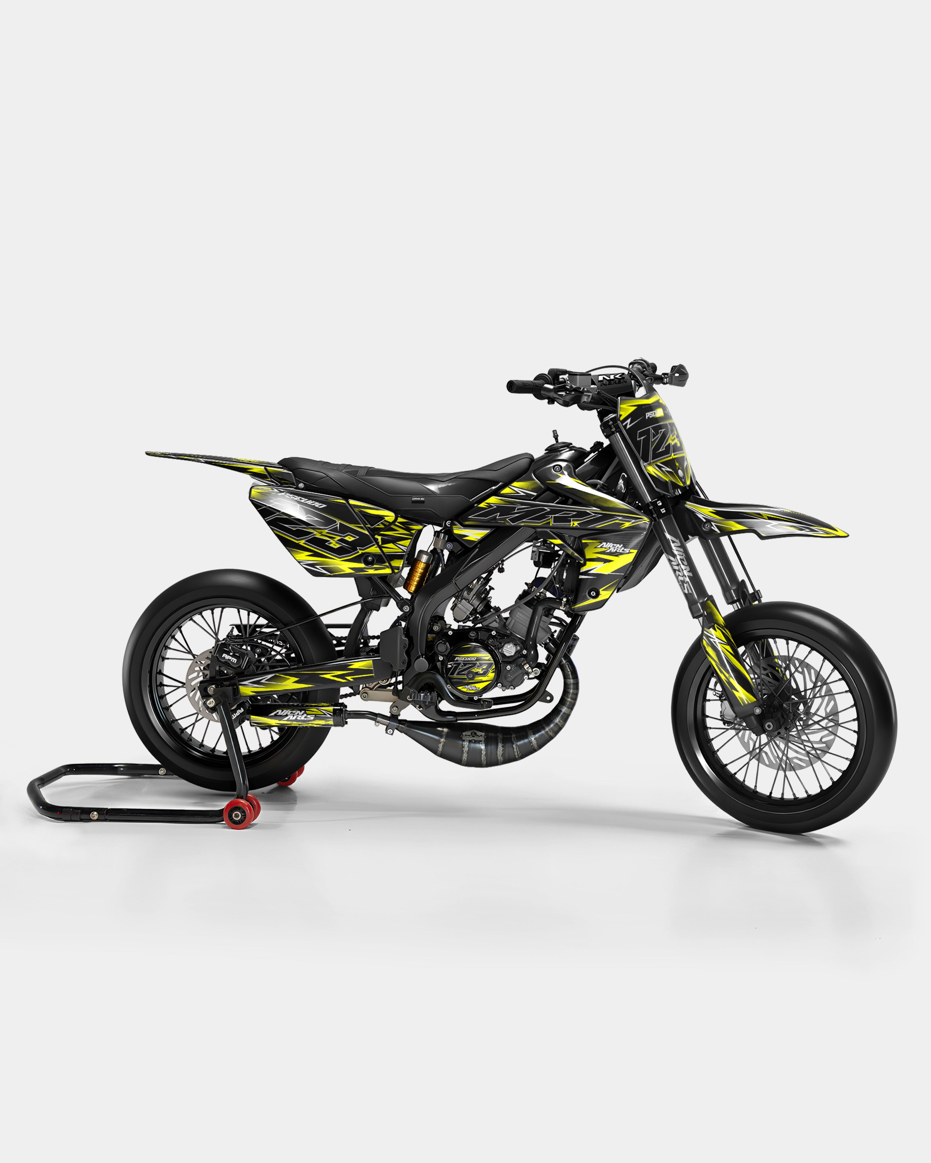 PIQUE - Kit deco RIEJU 50cc - Jaune