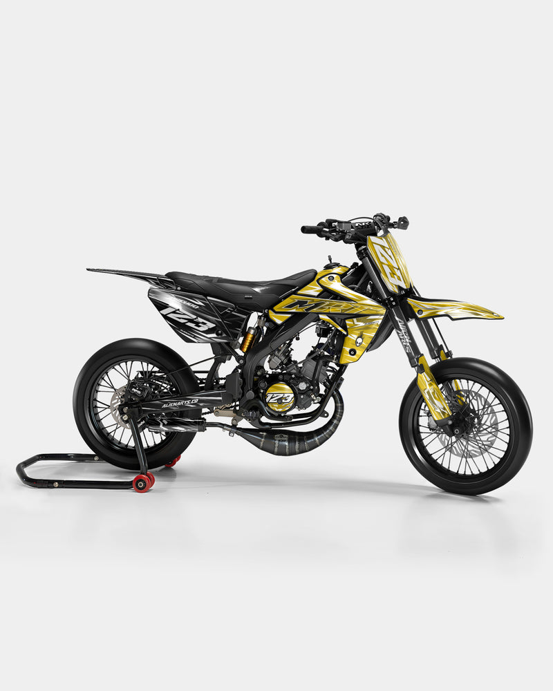 PLUME - Kit deco RIEJU 50cc - Jaune Foncé