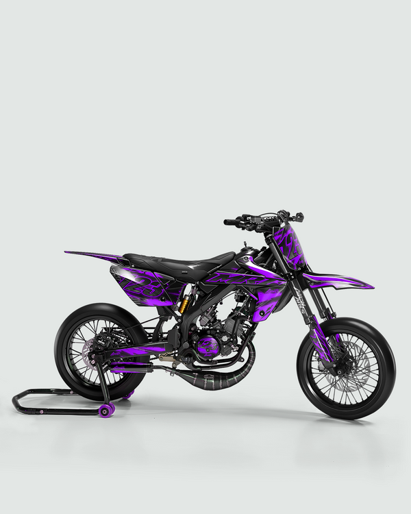RAZOR - Kit deco RIEJU 50cc - Violet — vue de côté