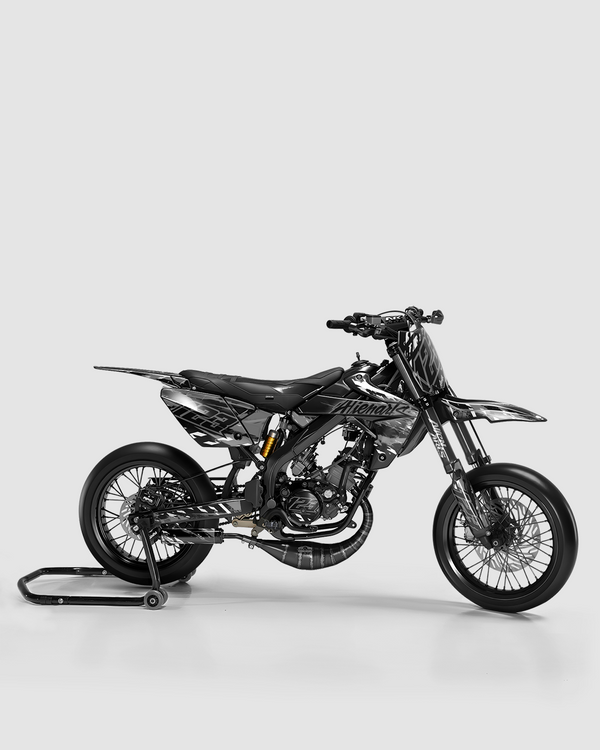 ROGUE - Kit deco RIEJU 50cc - Blanc — vue de côté