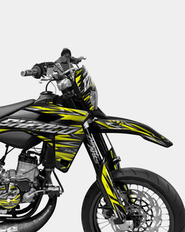 LUEUR- Kit deco SHERCO 50cc - Jaune — vue 3