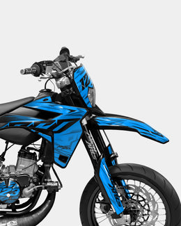 0RBIS - Kit deco SHERCO 50cc - Bleu — vue 3