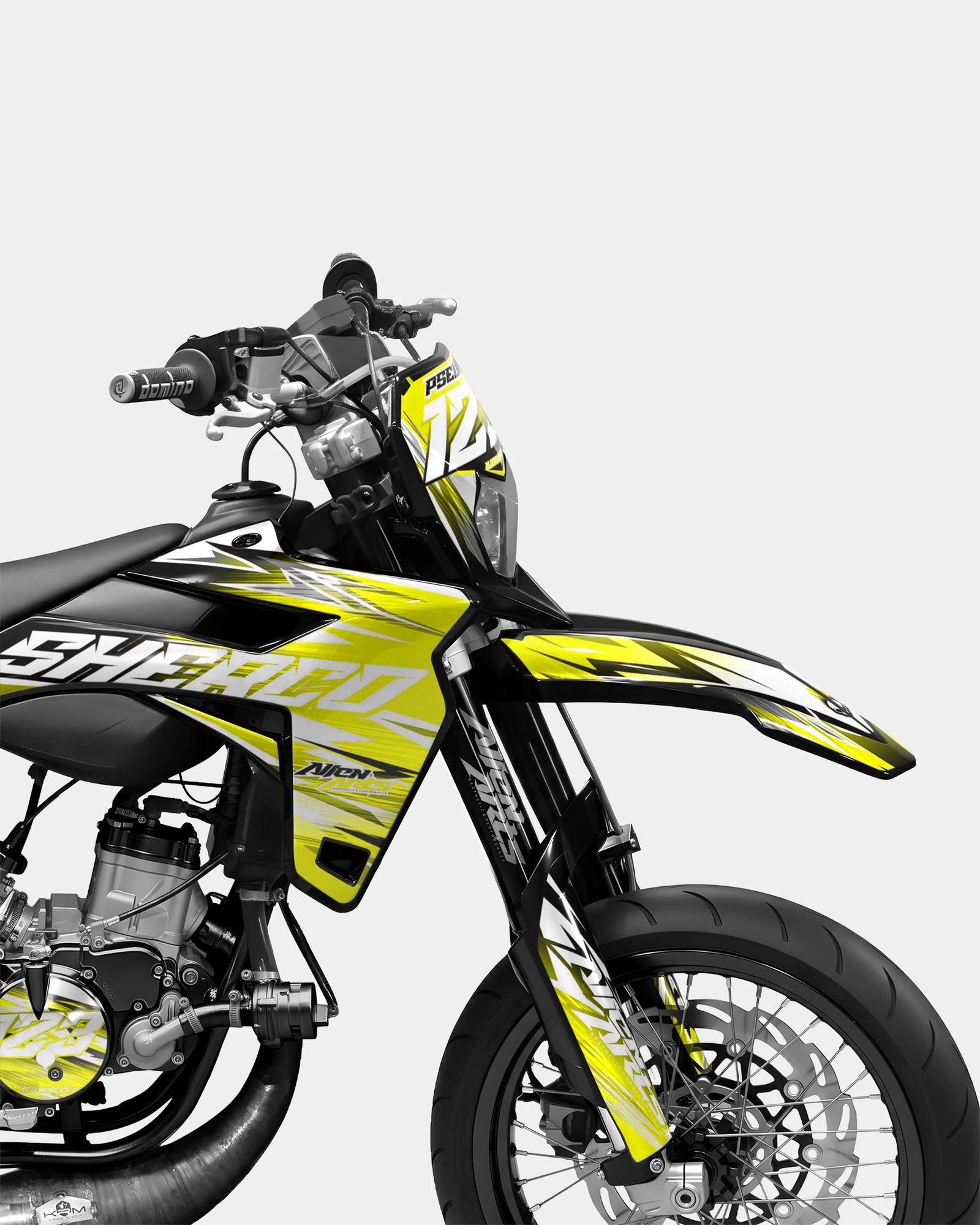 AUROPE - Kit decorativo SHERCO 50cc - Giallo