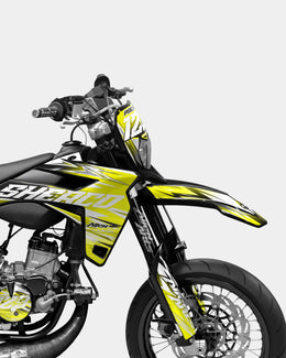 AUROPE - Kit deco SHERCO 50cc - Jaune — vue 3