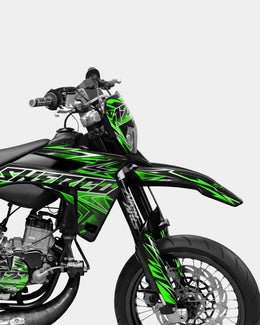 BRUME - Kit deco SHERCO 50cc - Vert — vue 3
