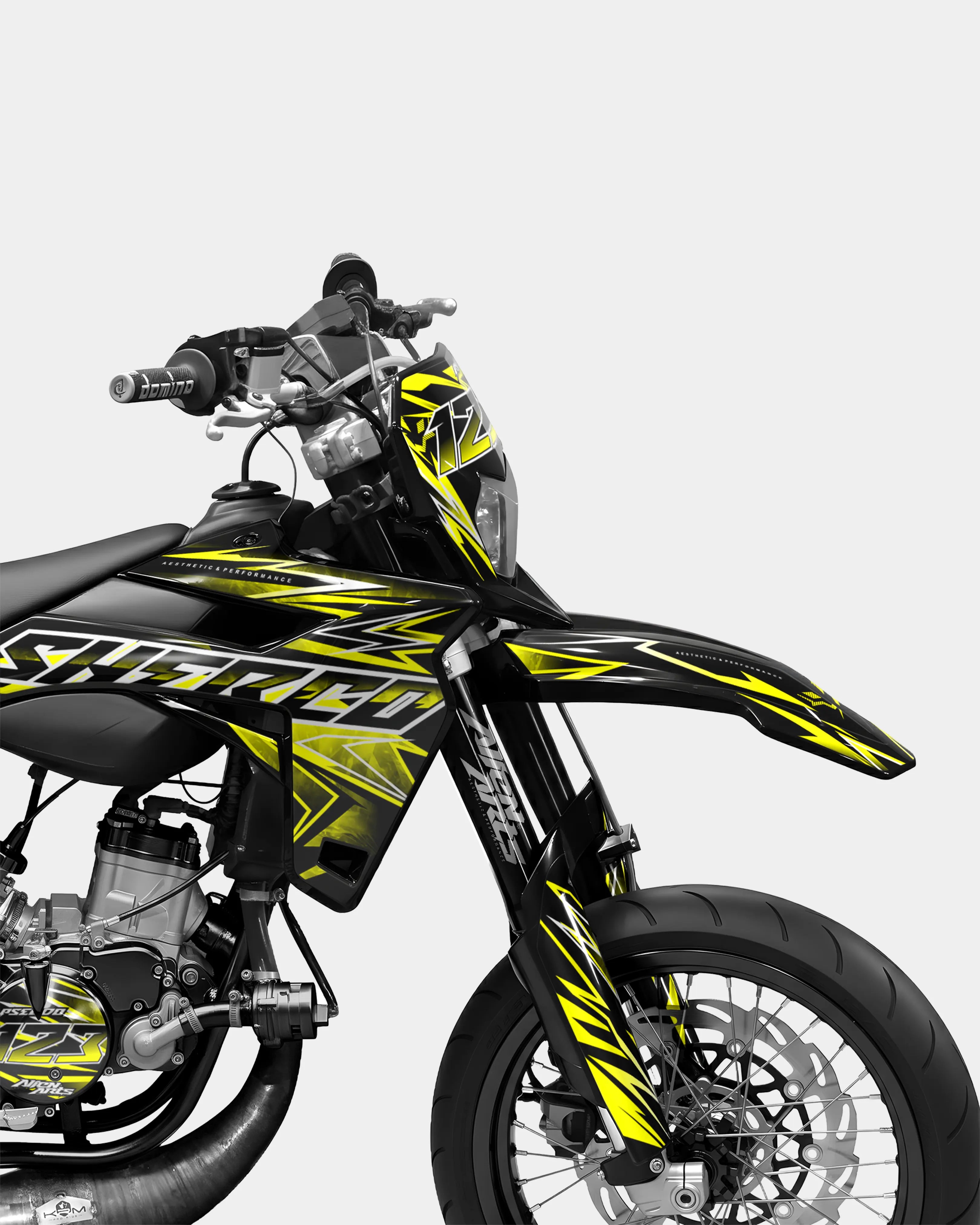 BRUME - Kit deco SHERCO 50cc - Jaune