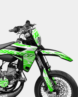 CALYPSO - Kit deco SHERCO 50cc - Vert — vue 2