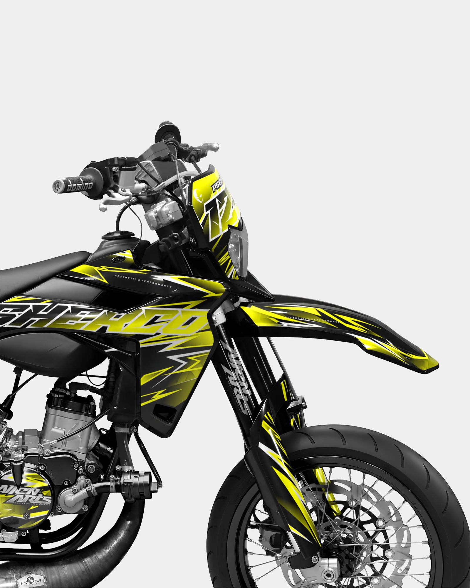 CIEL - Kit decorativo SHERCO 50cc - Giallo