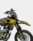 ECLAT - Kit decorativo SHERCO 50cc - Giallo scuro