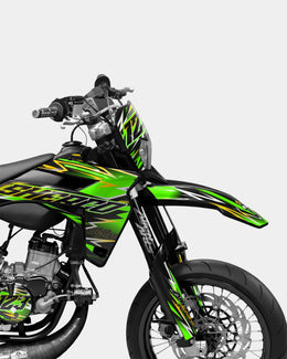 ECLAT - Kit deco SHERCO 50cc - Vert — vue 2