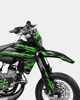 ELARA - Kit deco SHERCO 50cc - Vert — vue 3
