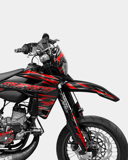 ELARA - Kit deco SHERCO 50cc - Rouge — vue 3